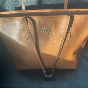 Coach Leather Tote Bag